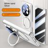 For VIVO X Fold 5 360° Swivel Alloy Bracket Magnetic & Bracket & Ring 3-in-1 Tempered Glass Film Anti-Drop Phone Case