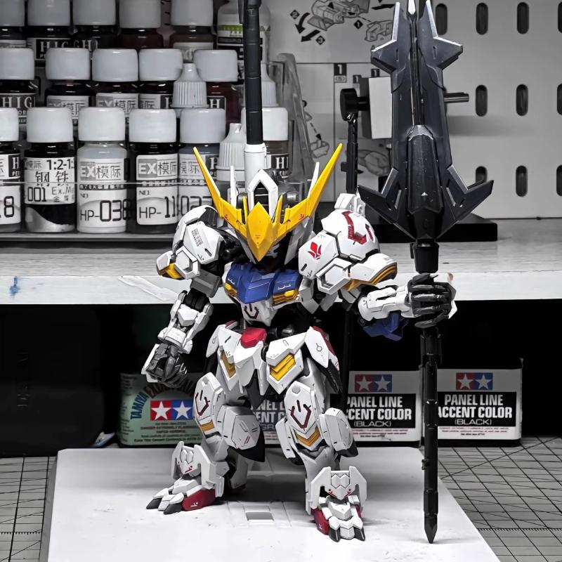 Fashnics Boys Barbatos Mgsd Assembly Model Kit Action Figures Comes With Water Decals Free Display Stand Desktop Decoration Surprise Toys