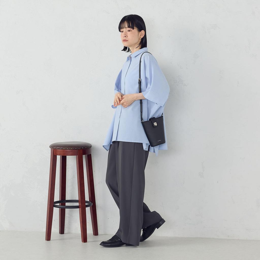 [Comme Ca Ism] [Mono Comme Ca] [Worn by Mai Miyagi] Bucket-Shaped Mini Shoulder Bag 95-20BM11-205 Black F