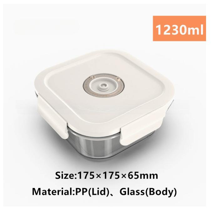 Food Vacuum Storage Box Container with Free Vacuum Pump for Storage Bag Home Outdoor Organizer Kitchen Fresh-Keeping Sealer Tool
