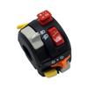 7/8" 22mm Motorcycle Multifunction Handlebar Control Switch Assembly  Warning Light Kill Start Turn Signal Horn Button Switch