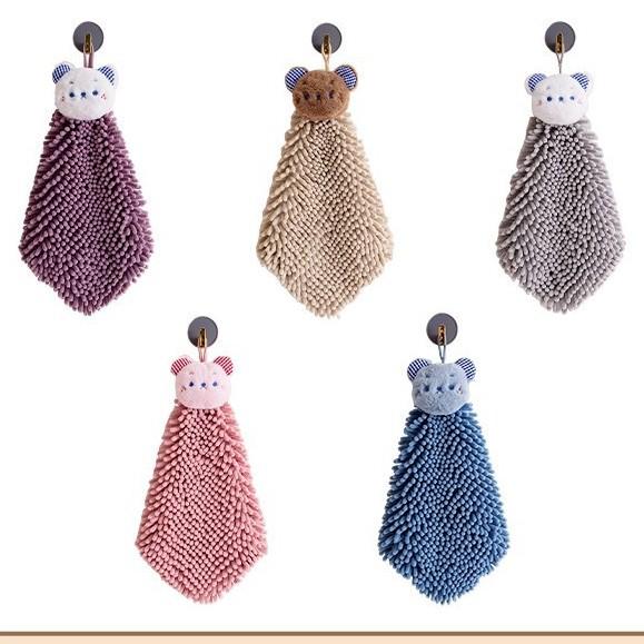 

Шенилловое подвесное полотенце для рук - Впитывающее и милое для кухни и ванной