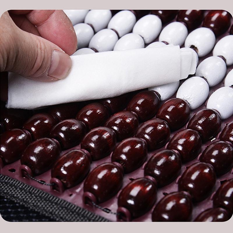 Premium Quality Summer Cool Car for Seat Cover Natural Wood Bead Massage Breathable for Seat Mat 2 Colors
