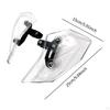 2 Pieces Motorcycle Side Wind Deflector Windscreens Motorbike Windshields Parts Premium Screen
