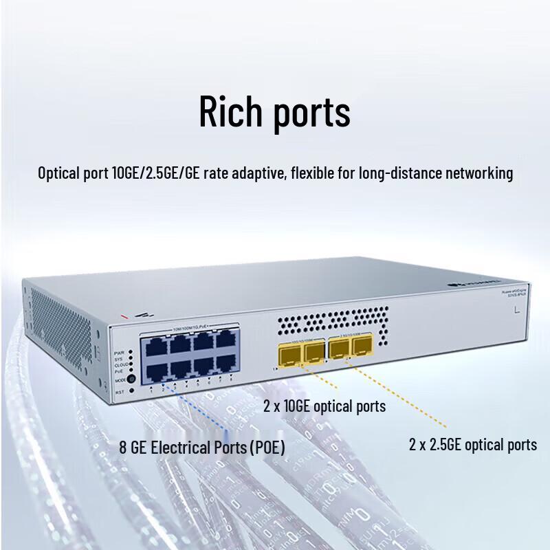 HUAWEI Kunling S310S-8P4JX Layer 3 Managed PoE Switch