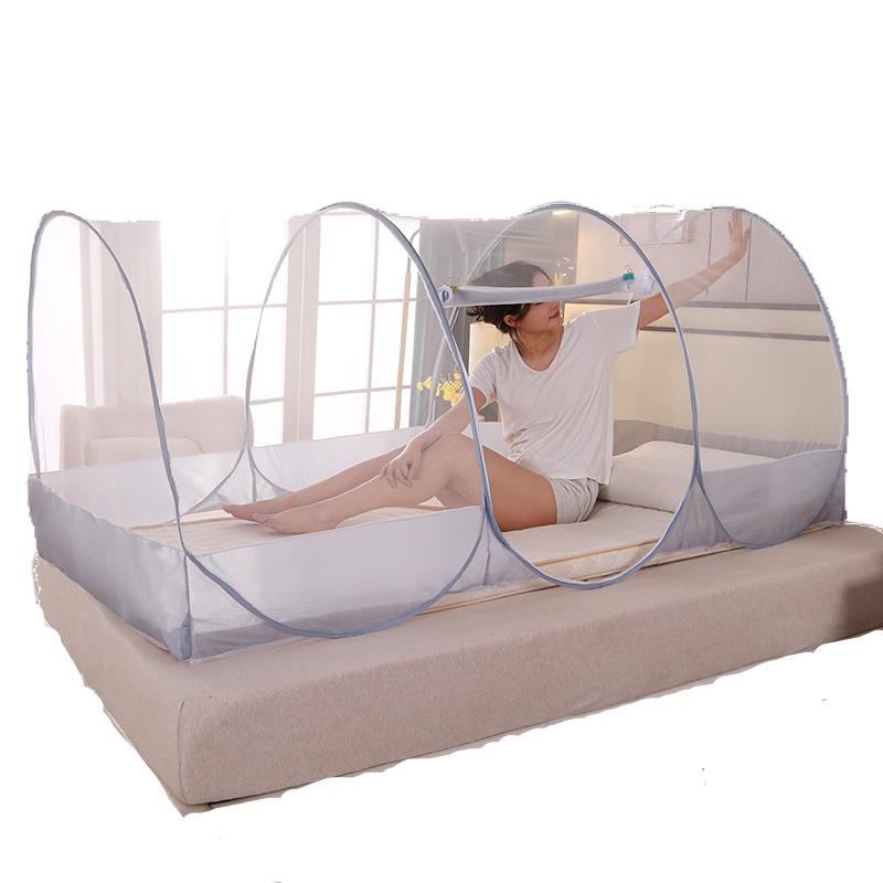 Portable Outdoor Mosquito Net Tent - No Installation, Mongolian Yurt Style, Insect Protection for Europe and America.
