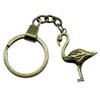 Vintage Bi Insekt Charme Sommerfugl Nøglering Fugl Antik Dyr Nøglering 30mm