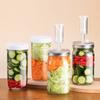 Fermentation Kit For Wide Mouth Mason Jars 4- Complete Pickling & Sauerkraut Setss With Stainless Steel Lid And Air Lock Valve
