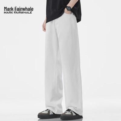 Mark Fairwhale Men's Loose Straight Leg Cotton Jeans