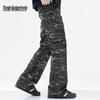 Mark Fairwhale Men's Camouflage Slim Fit Flare Cargo Pants