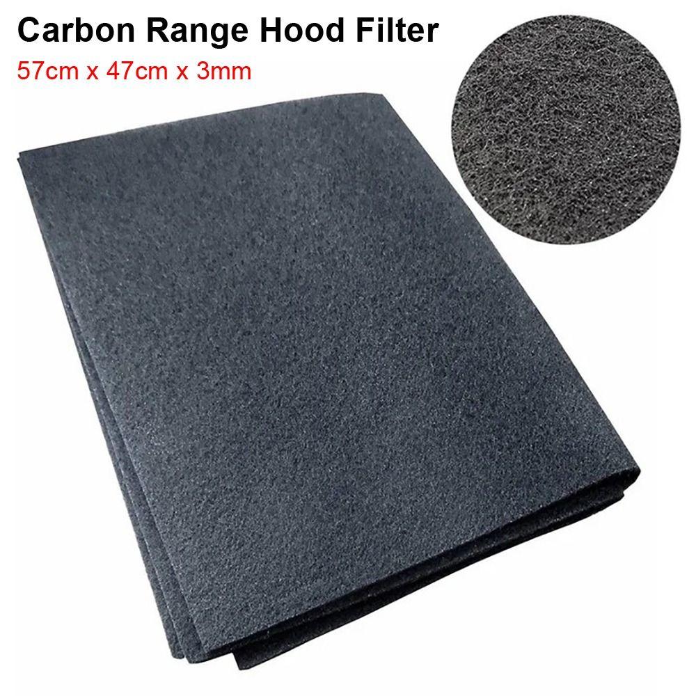 1Pcs Durable Carbon Range Hood Filter 3mm 57x47cm Carbon Filter Mesh Universal Purifier Filter Fabric Purifiers Accessories