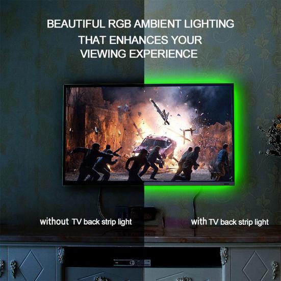 LED Strip Light Battery Box Powered Remote Control High Brightness IP65 Waterproof Decoration