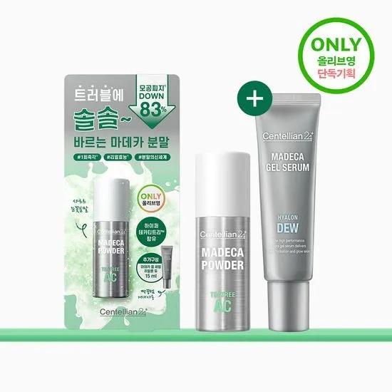 Centellian24 Madeca Powder Tea Tree AC 6g Set (+Gel Serum 15ml)