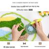Moss Coaster Rug Kit: Beginner-Friendly Mori Style Doormat Gift Set