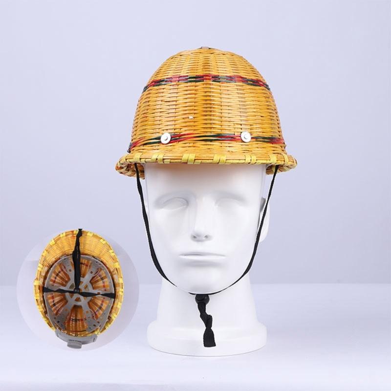 Breathable Bamboo Weave Cap For Outdoor Activities Lightweight And Friendly Unisex Design Practical Sun Protection Hat