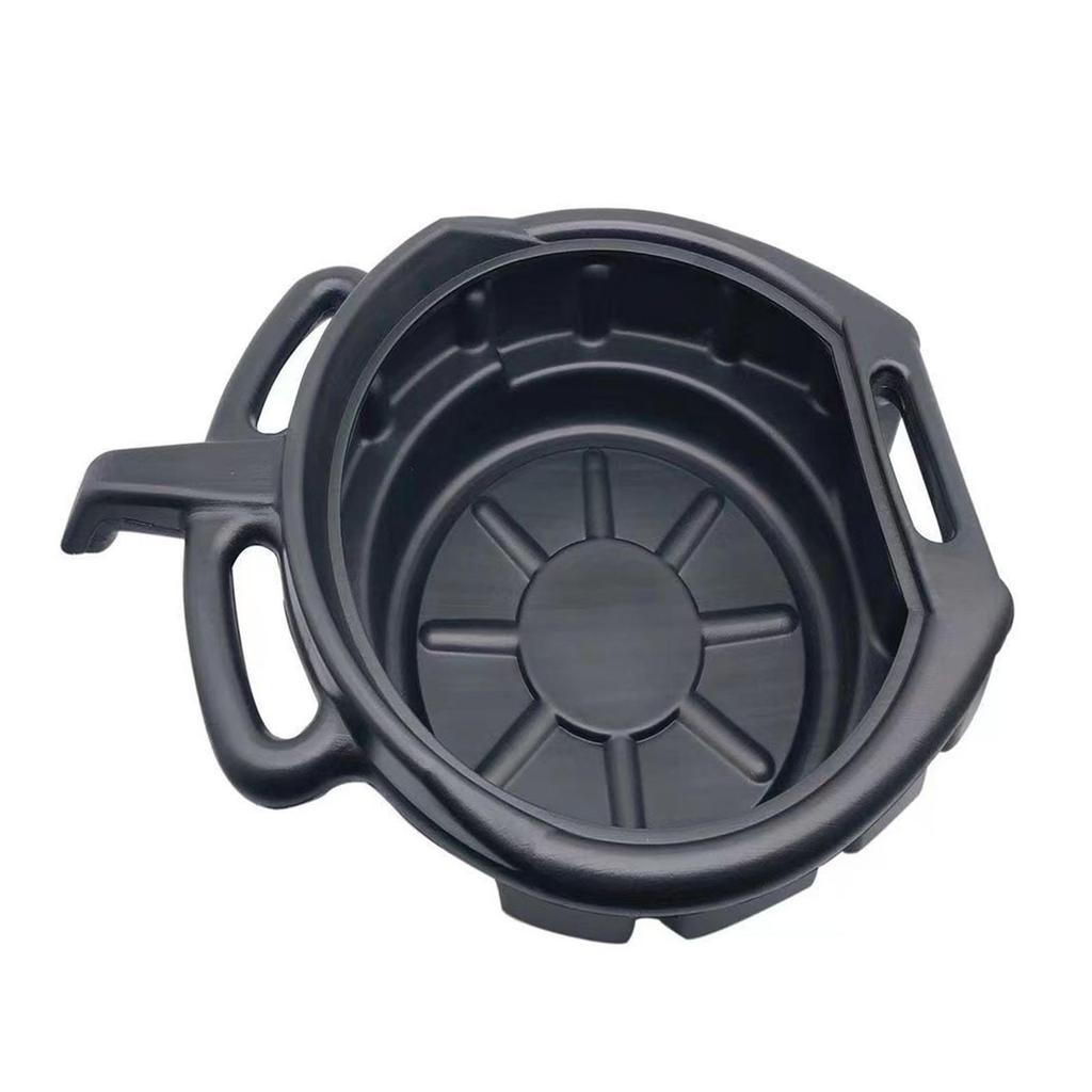 Oil Drain Can Fluted Collect Pan Leak Waste Engine Oil Collector Oil Trip Tray Garage Tool for Garage Tool Car Fuel Fluid
