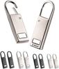 One Enjoy Replacement Zipper Easy for Zipper Sewing Pulls, 8-Pack, Metal, Installation, Bags/Wallets/Clothing/Shoes, Repair, Replacement, DIY, Crafts,