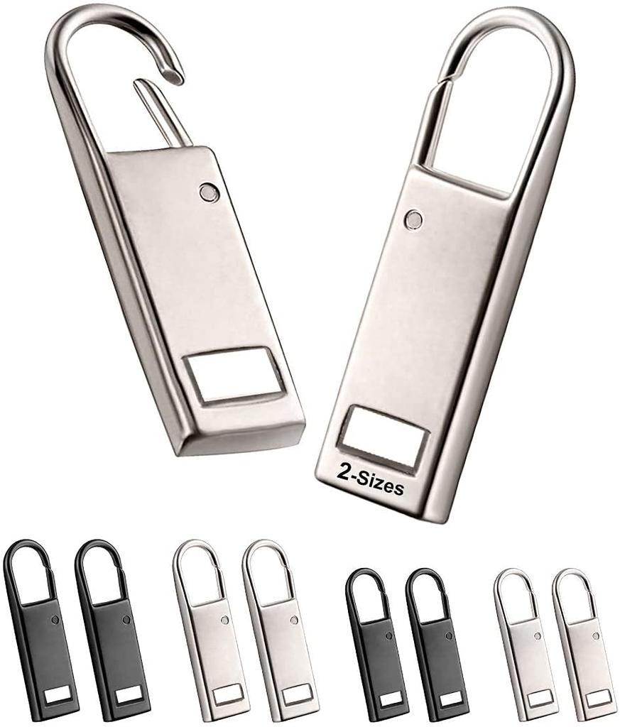 One Enjoy Replacement Zipper Easy for Zipper Sewing Pulls, 8-Pack, Metal, Installation, Bags/Wallets/Clothing/Shoes, Repair, Replacement, DIY, Crafts,