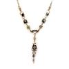Les Trésors De Lily [D7888] - Designer Necklace 'Hime' Gray