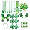 Patricks Day Costume Accessorie Unisex Party Green Stage Performences Costume Set Irish Costume Party Gifts