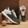 Men Casual Running Shoes Autumn New Platform Lace-up Vulcanized Shoes Outdoor Non Slip Trainers Fashion Microfiber Mens Sneakers