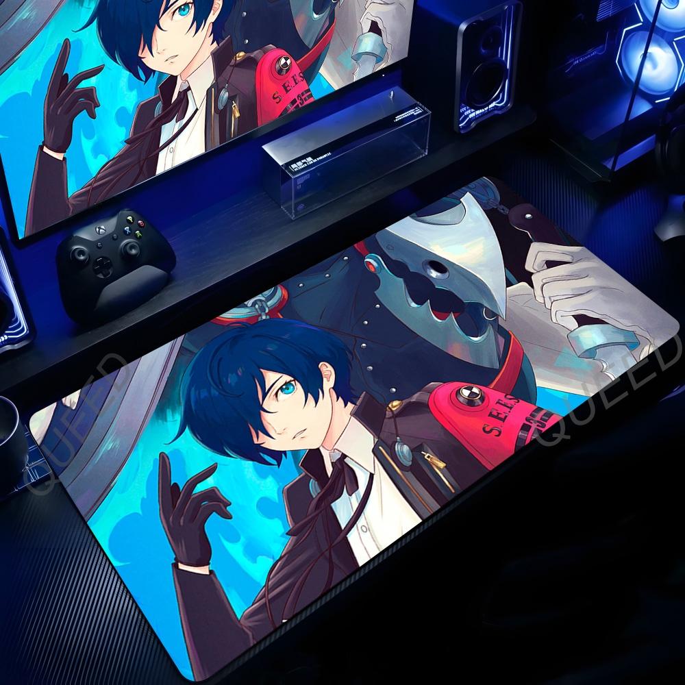 Office Laptop Mousepad Persona Reload Anime Mouse Pad Game Accessories Nonslip Large Table Mat Rubber Carpet XL Gamer Deskpad