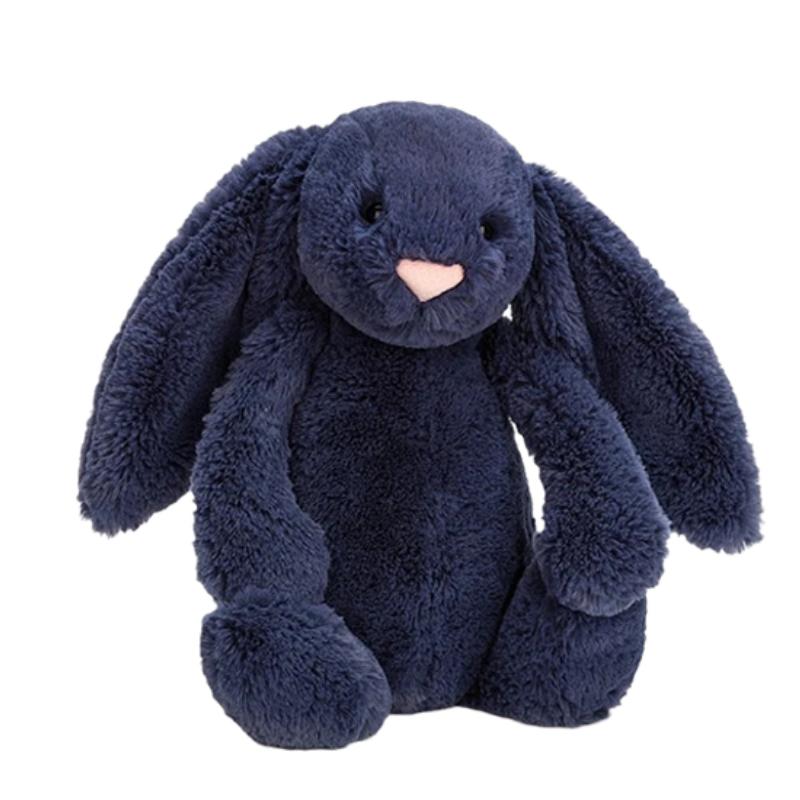 

JELLYCAT Shy Series Navy Rabbit Animal Doll Plush Doll 18cm/31cm Height 18cm