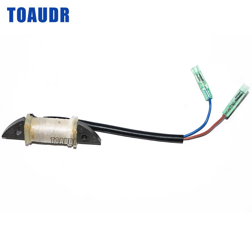 

63V-85520-00 Катушка зарядки для двухтактных подвесных моторов Yamaha, 9.9 л.с., 13.5 л.с. и 15 л.с. 63V-85520-01