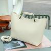 Fashionable High-End Leather Tote Bag Women Large Capacity Natural Handbag Commuting Leisure Crossbody