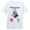 Pablo Escobar Calls for Men's T-shirt Dropshipping Crossfit Men's 100% Cotton T-shirt O Neck Comfortable Short Sleeve Top