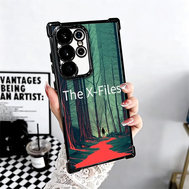 The X Files I Want to Believe Soft Phone Case For Samsung Galaxy S26 Ultra S25 Edge S24 FE S23 Plus S22 S21 + S20 Plating Anti-F