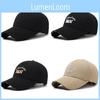 Dn Embroidery Letter Duckbill Baseball Hat Adjustable Sun Protection Breathable