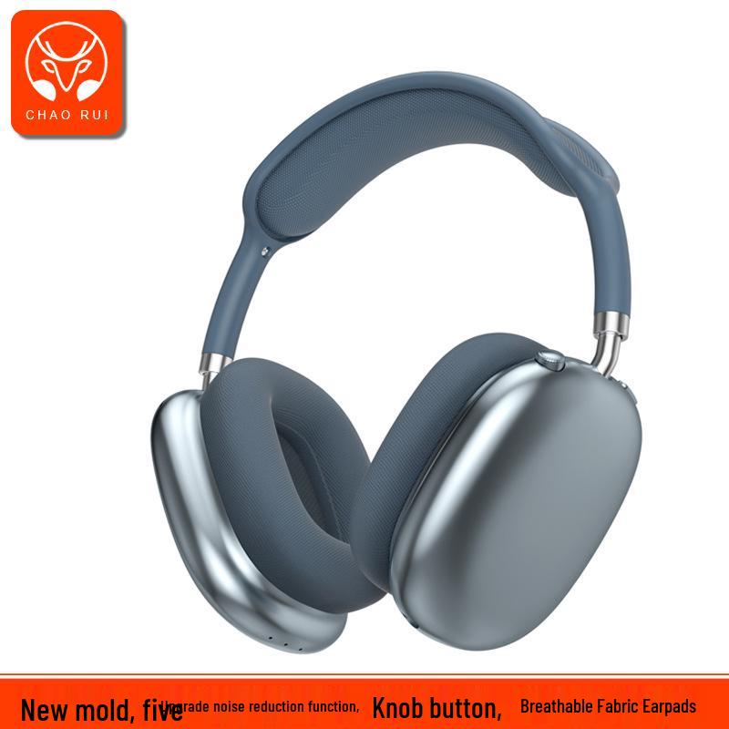 Cross-border P9 Bluetooth Over-Ear Headphones: Wireless, Sports-Ready, Ultra-Long Battery Life, Universal Fit with Card Slot.