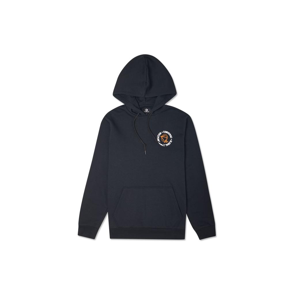 Converse Sweatshirts Men's Ink Black Hooded Moderate Regular 10022264-A01