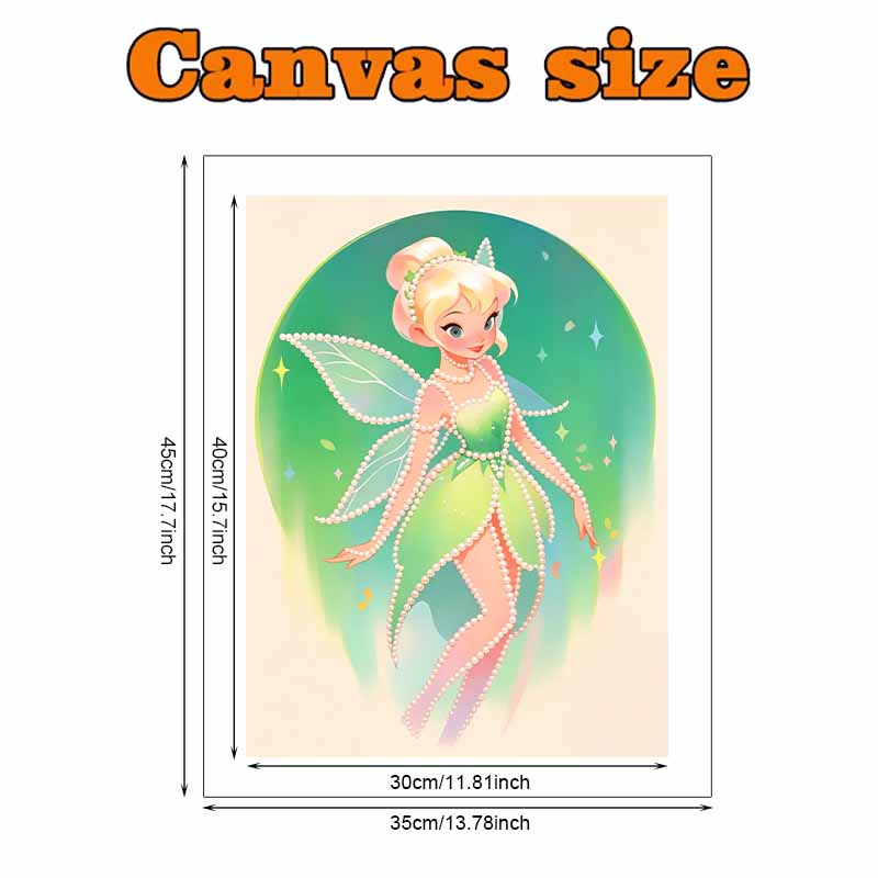 Disney Pittura di Perle Peter Pan Campanellino 5D Fai da Te Artigianato con Quadri di Perle per Adulti/Principianti Idee Regalo Decorazioni per la Casa