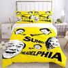 Sunny Philadelphia Bedding 3 Piece Set HD Print Duvet Cover Pillowcases for Teens Adult Bedroom Decoration Christmas Gift