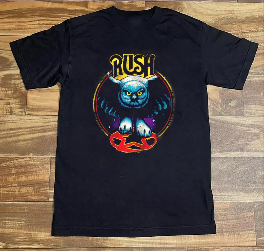 Rare Rush Band Collection Gift For Fan Black  S-5XL T-Shirt BT333 Unisex T-Shirt S