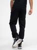 Jigga Wear Stripe Zip Cargo Jogger Pants Black XXL