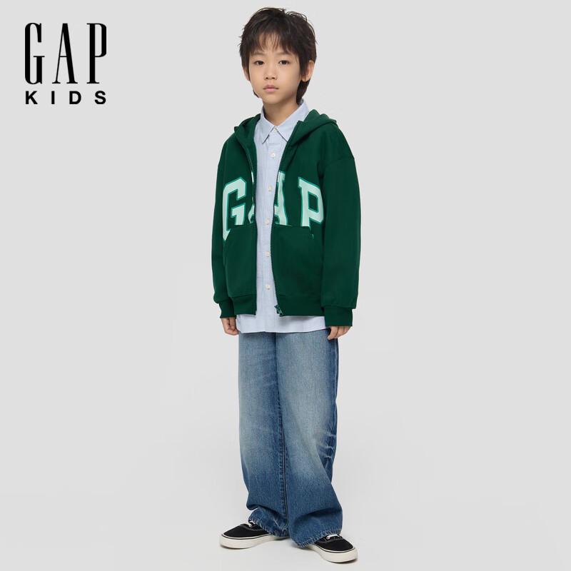 Gap Boys  Logo Fleece Zip-Up Hoodie 130/64