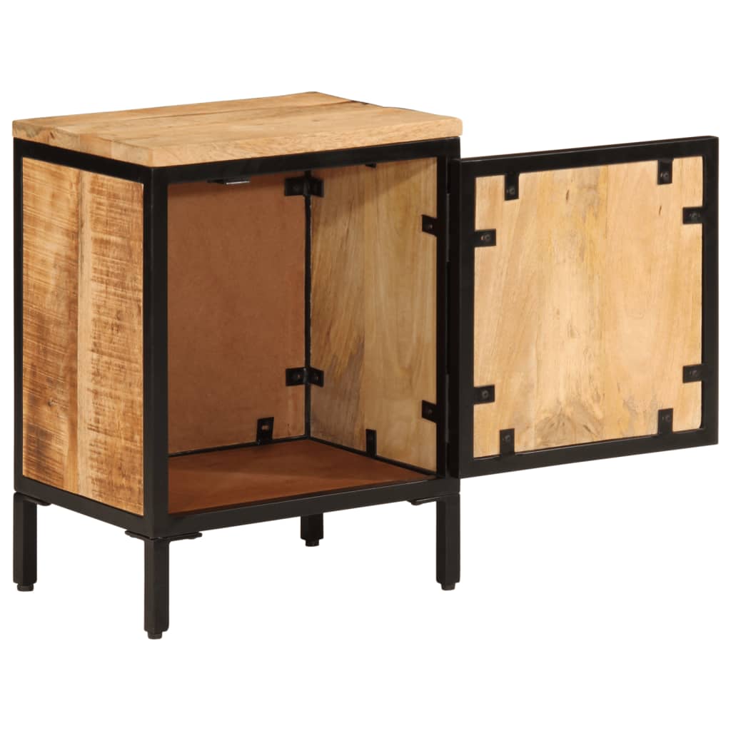Nightstand 40 x 30 x 52.5 cm Rough Solid Mango Wood