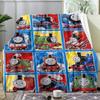 T-Thomas The Train Throw Soft Flannel Throw Summer Blanket Lightweight Cozy Nap Blanket for Sofa Bed Travel