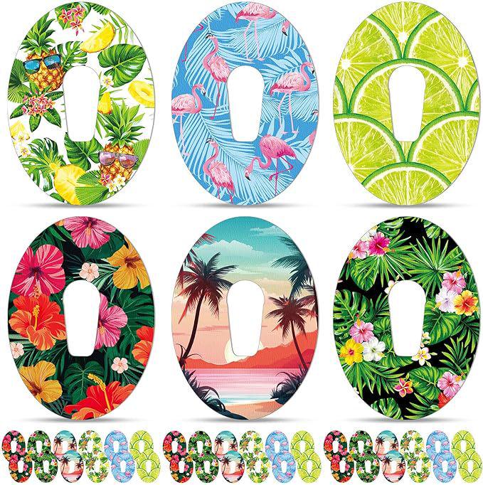 Festive Cartoon Blood Glucose Meter Waterproof Sticker: Sweatproof, Colorful, Dynamic Sensor Patch