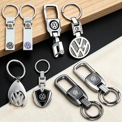 Autosleutelhanger Taillehangend Metalen Sleutelhangers voor VW Beetle BORA GTI GOLF PASSAT Polo SCIROCCO Sharan TIGUAN TOURAN Cl4