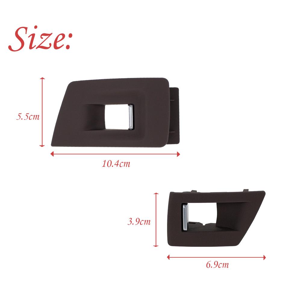 Mocha Left Hand Drive LHD For BMW 5 Series Car Interior Inner Door Handle Panel Pull Trim