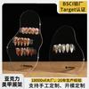 Acrylic Nail Display Stand Gel Polish Swatches Press-On Nails Art Presentation Transparent Showcase Board