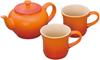 Teapot & Mug (SS) (2-piece Set) Orange
