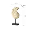 Resin Handicrafts Simulated Conch Ornaments Shell Sculpture Abstract Decorative Figurines Home Decoration Accessories