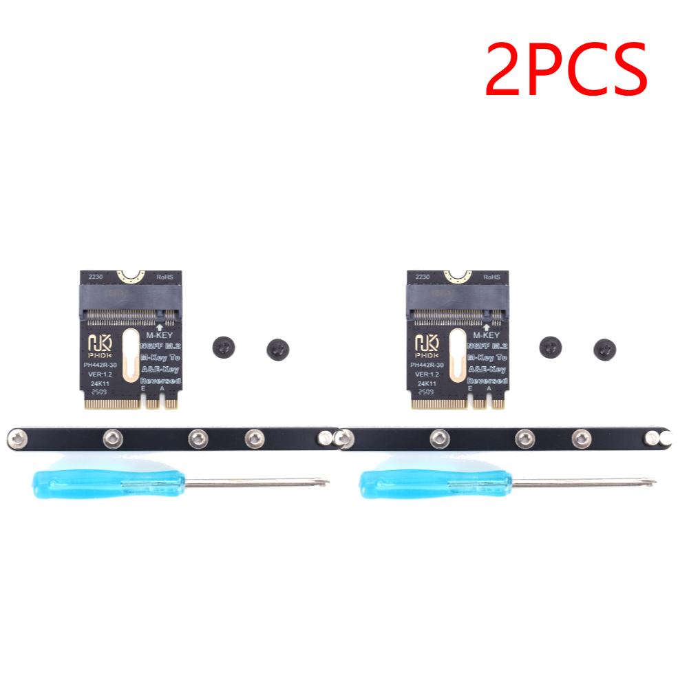 M.2 A+E To NVME SSD Adapter PCI-E 4.0 Adapter NGFF A+E-Key Male To NVME M-key Female Extension for 2230 2242 2260 2280 NVME SSD