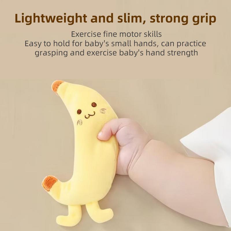 Developmental Hand Grip Toddler Toy Cute Stuffed Carrots Figure Hand Grip Toy Toddler Sleep Soothers Toy For Toddler Boys Girls
