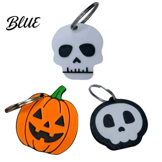 Novelty Holiday Kitchenware Halloween Soda Tab Opener Keychain Cute Skull & Pumpkin Can Puller Reusable Drink Beverage Auxiliary Opener Portable